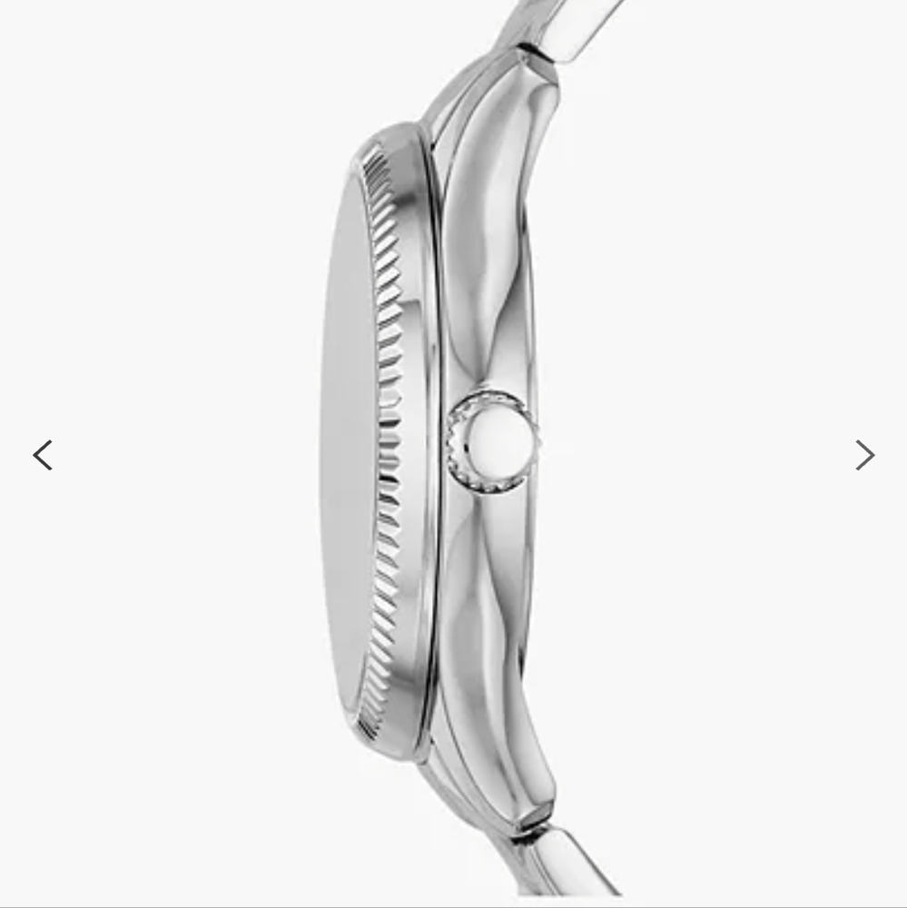 NWT! FOSSIL Rye Multifunction Two-Tone Stainless Steel Watch - Picture 5 of 9